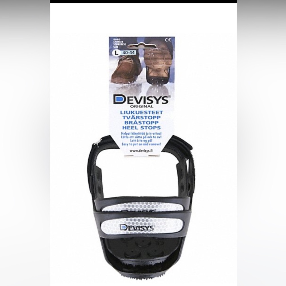 NWT | Devisys | XXL Unisex Black Heel Stops
